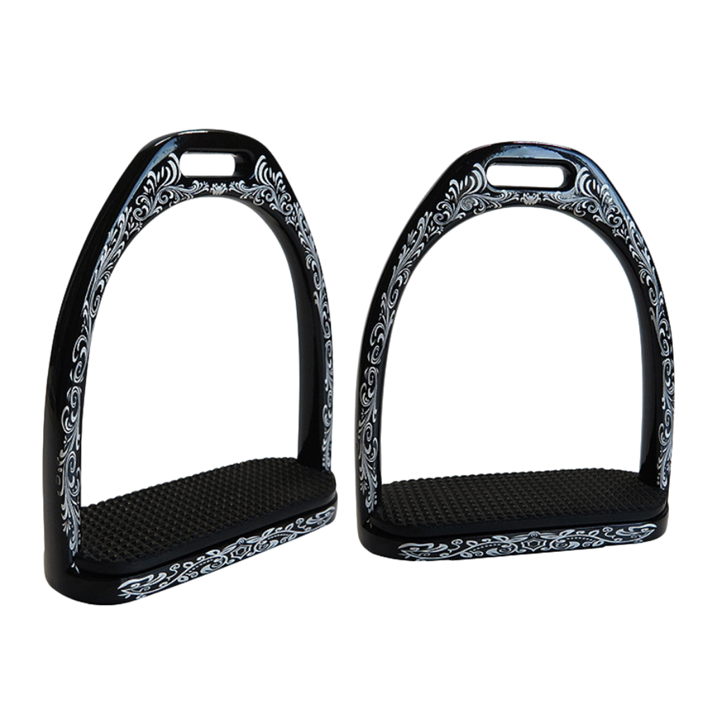 1 Pair Aluminium Riding Safety Stirrups English Saddle Stirrups for Racing