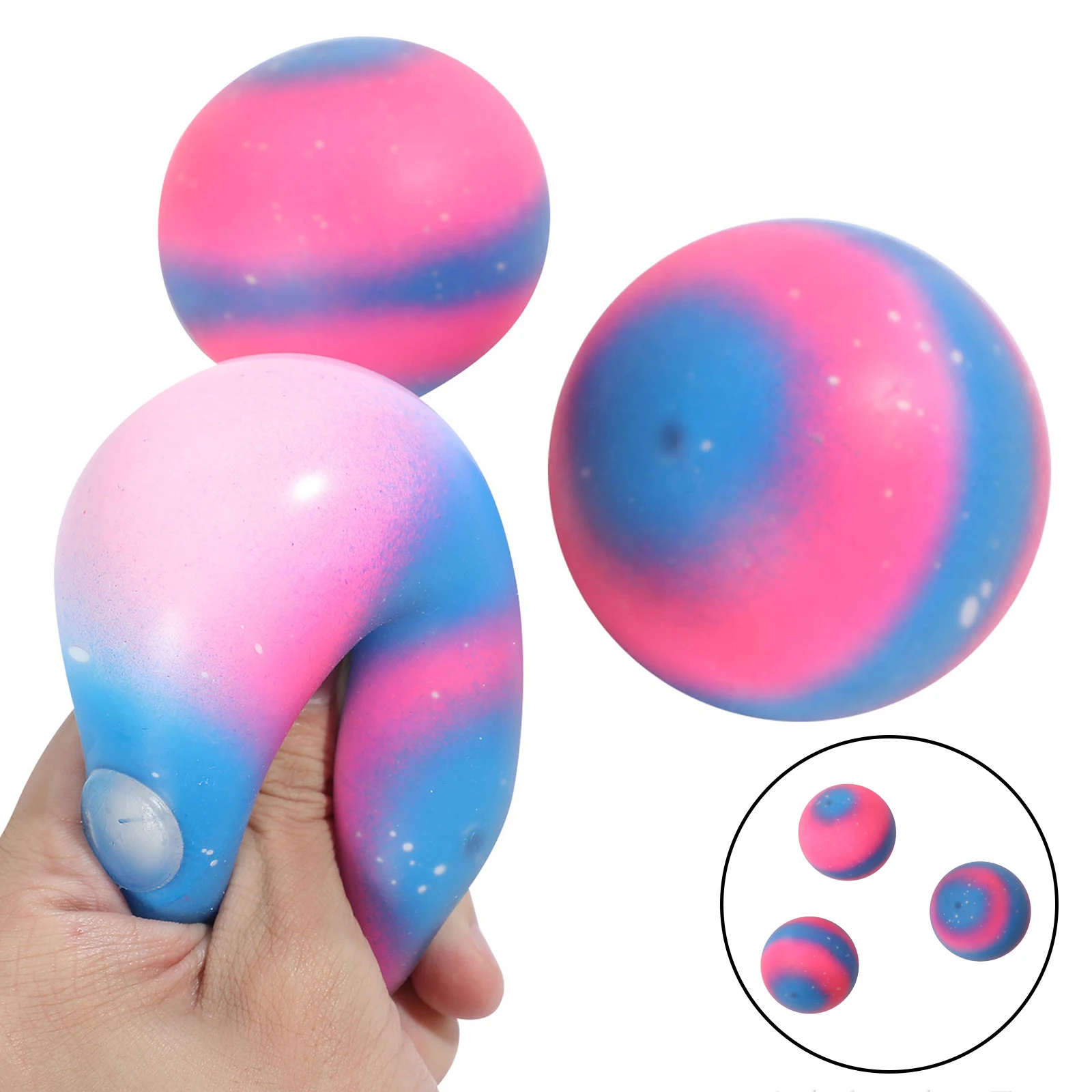 Anti-Stress Reliever Rainbow Ball Stressball Relief Toy
