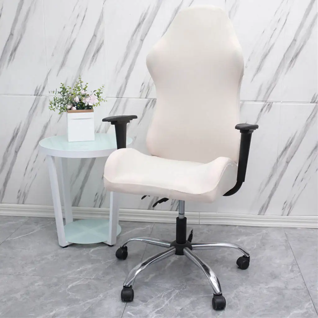Soft Stretchable Gaming Chair Covers Rotating Office Armchair Seat Protector Covers