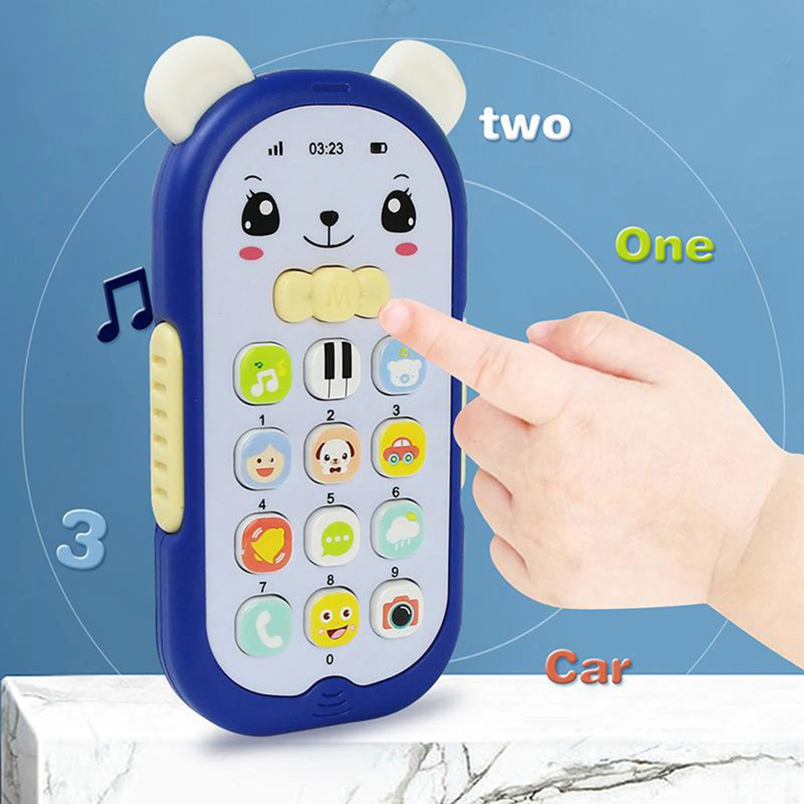 Baby Phone Toy Mobile Telephone Early Educational Learning Machine Kids Gifts