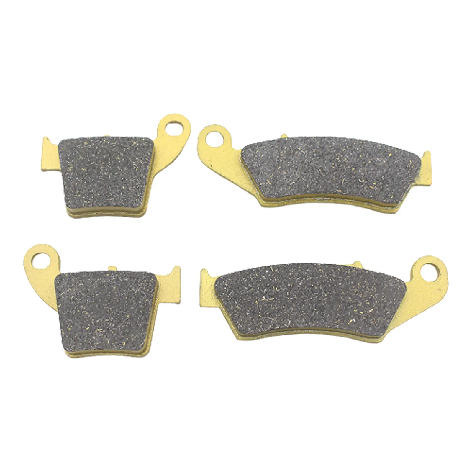 4Pcs Motorcycle Front Rear Brake Pads Replacement Set For CR125 CR250 XR300R XR400 XR650L XR600