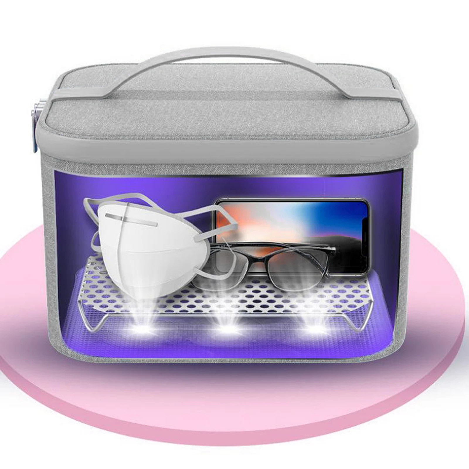 USB Portable UV Light Sterilizer Bag UVC Sterilizing Sanitizing Disinfecting Box