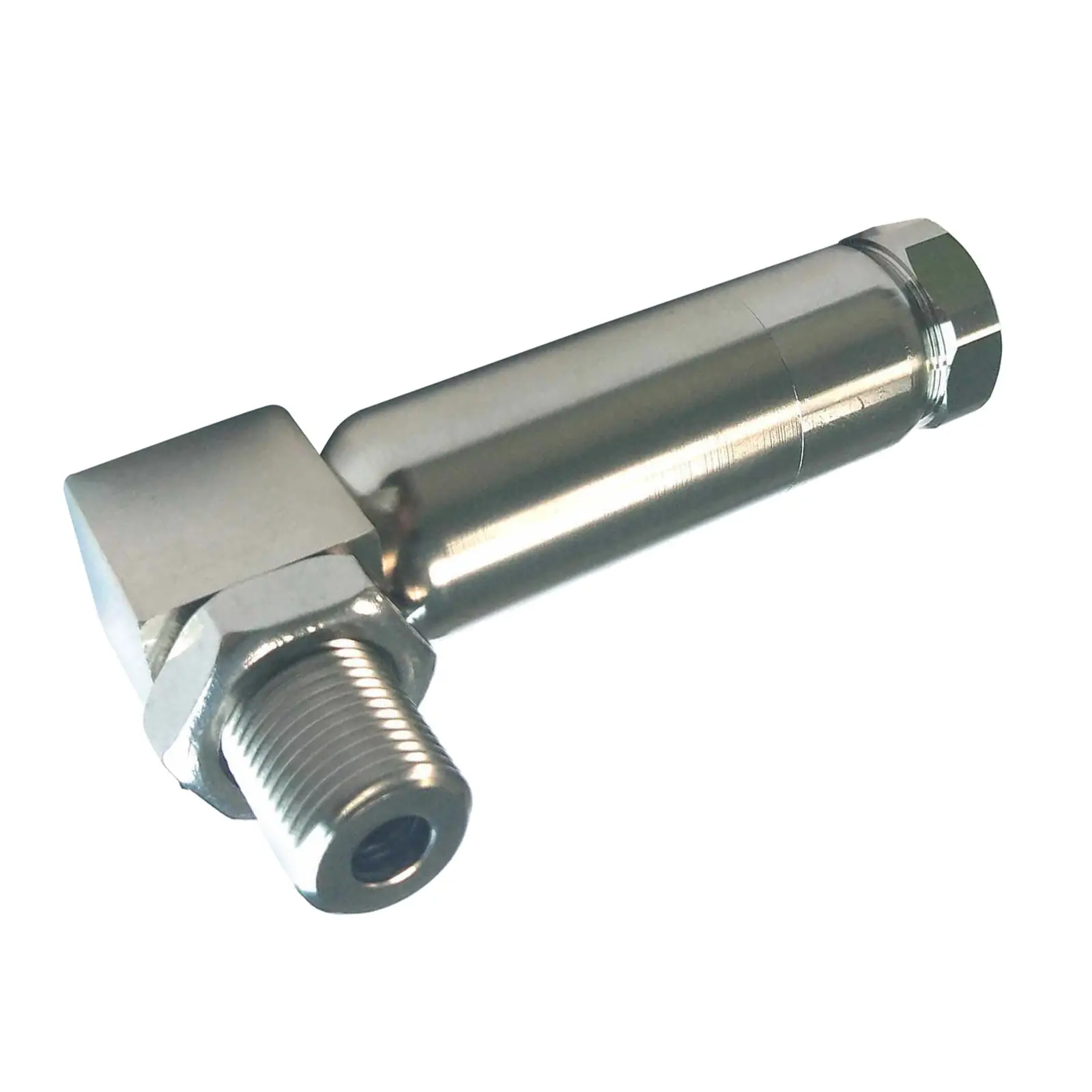 Stainless Steel O2  Angled Extender Spacer M18 x1.5,Universal for Any Thread Size of 18mm
