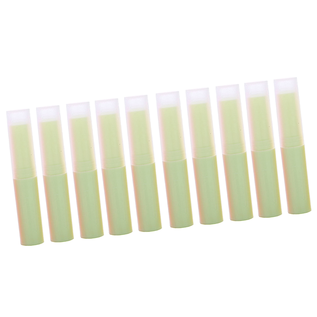 10 Pieces 4ml Empty Lipstick Lip Balm Lip Gloss Tubes Refillable Plastic Pipe Bottle Containers DIY Chapstick