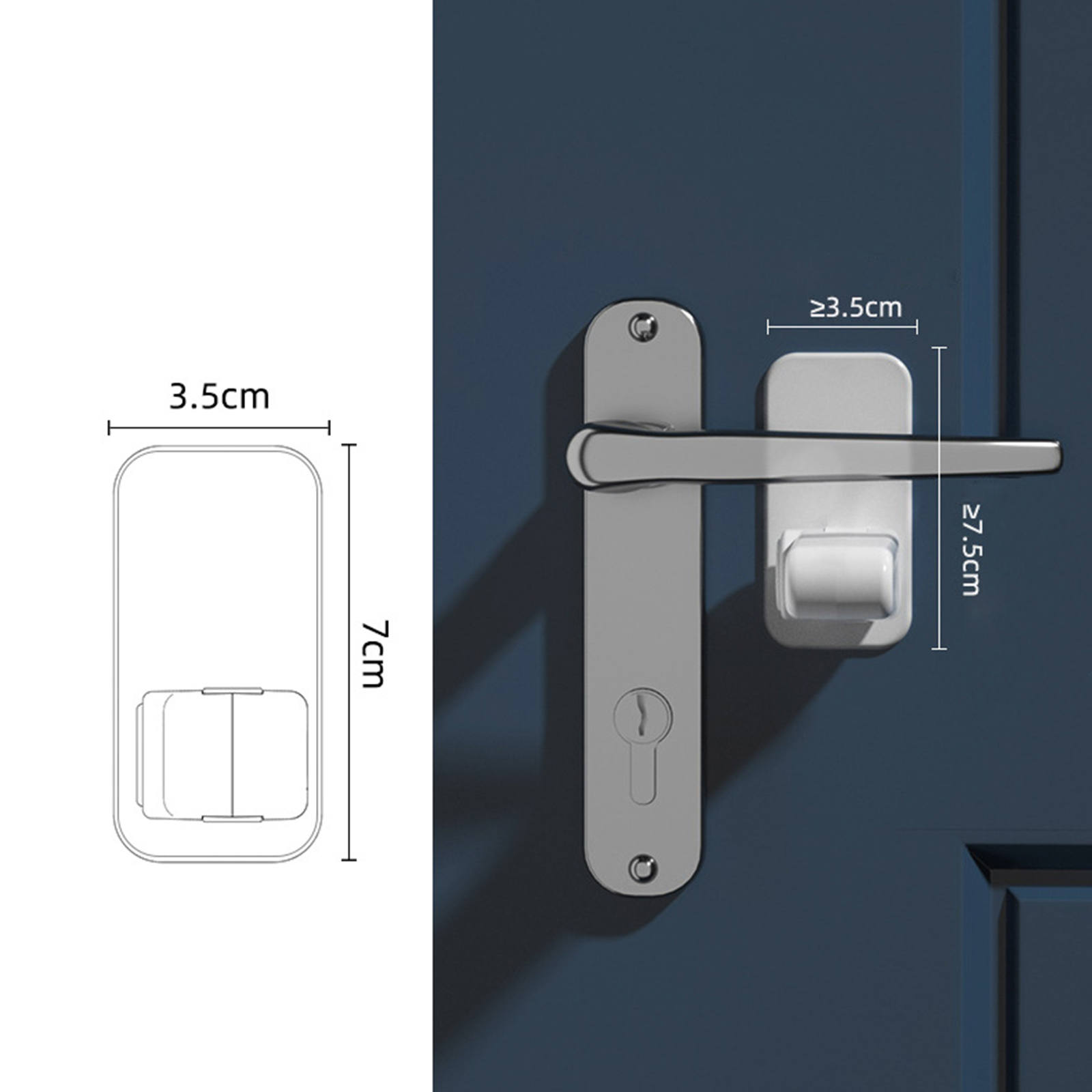 Child Handles Door Lever Lock Adhesive Proof Doors And Safety Tools