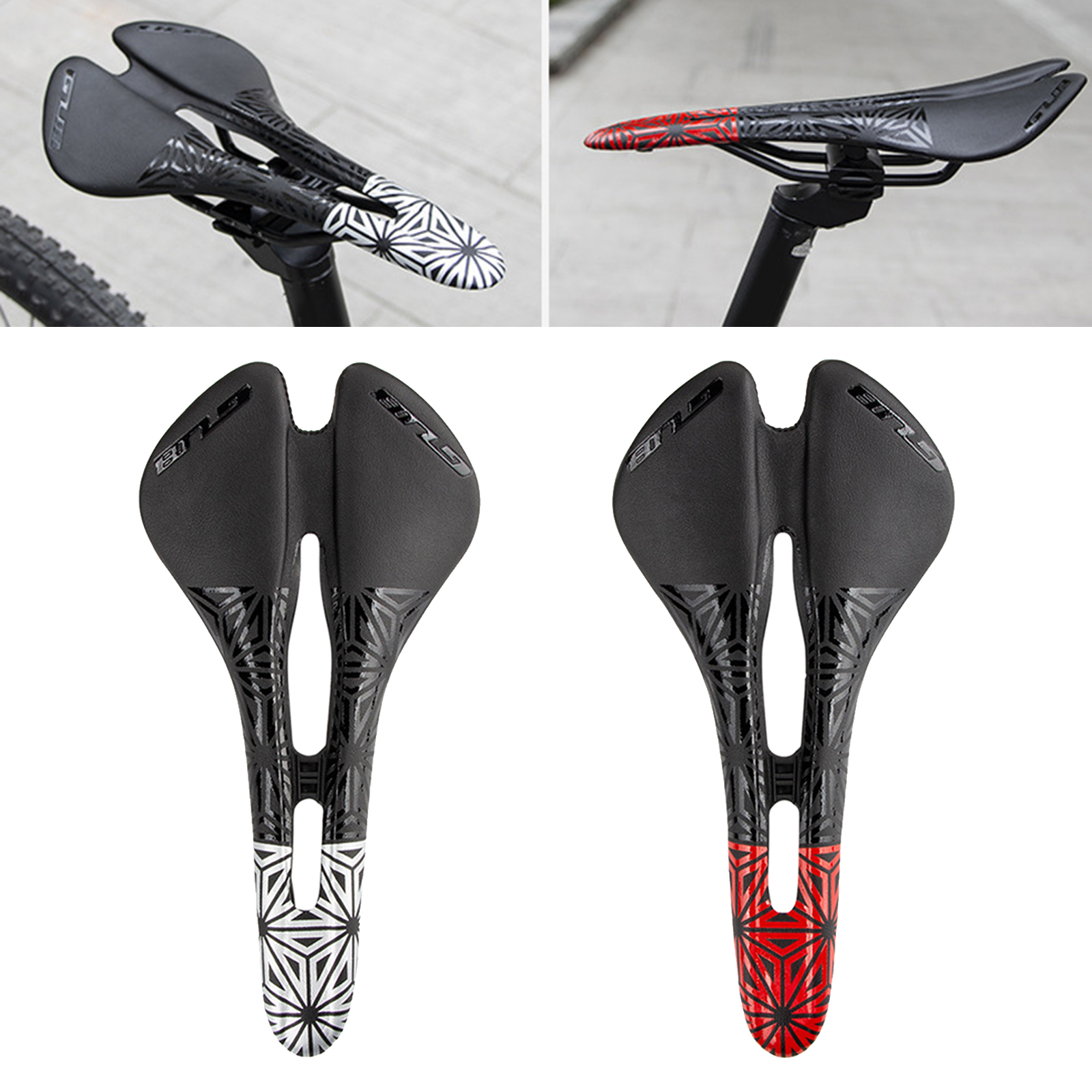 Comfortable Bike Saddle Road Bikes Bicycle Seat Cushion Replacement Padded for Adults Waterproof MTB Cycling Seat Saddle Parts