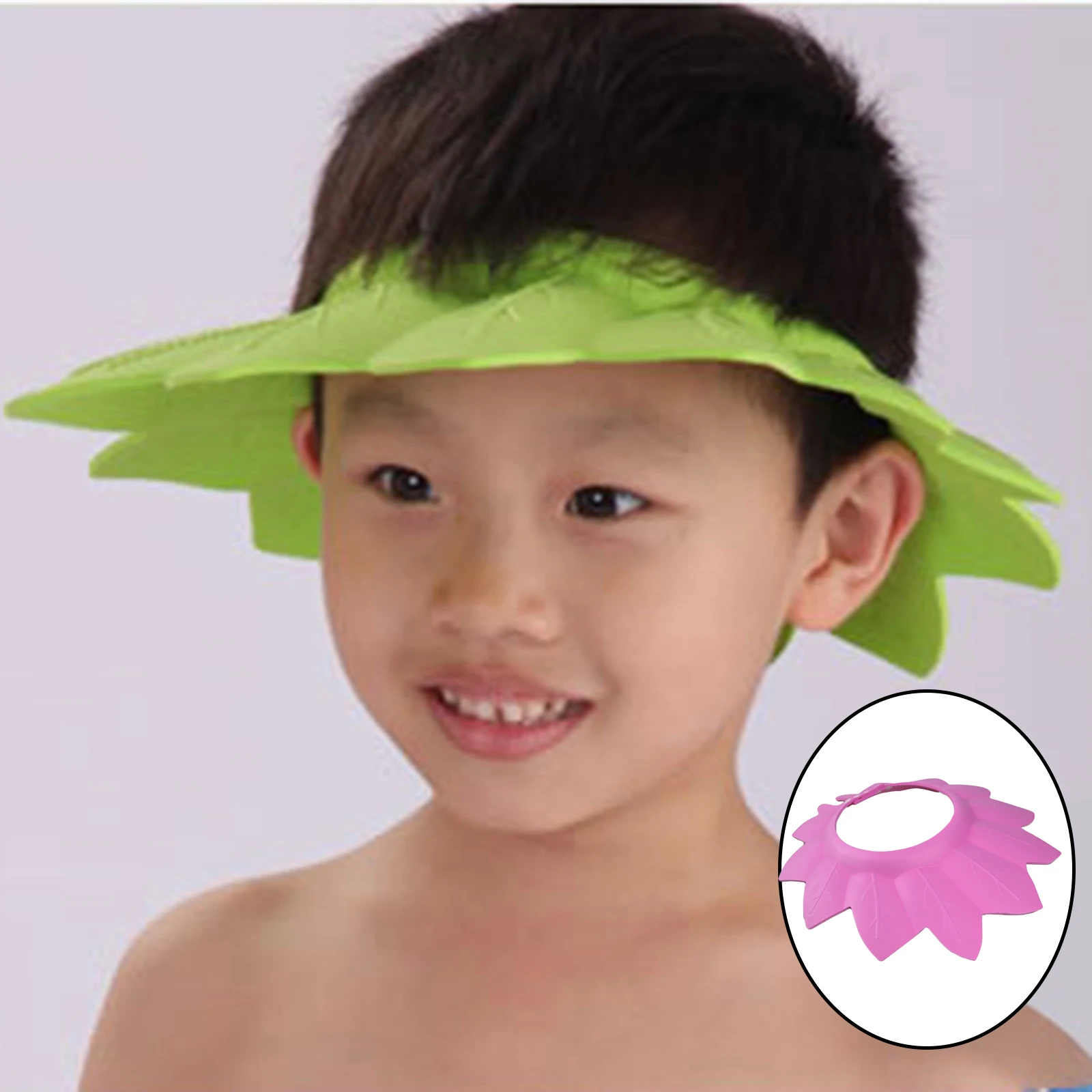 Adjustable Baby Kids Children Shampoo Bath Bathing Shower Hat Cute Wash Hair Ear Protection Shield Hat