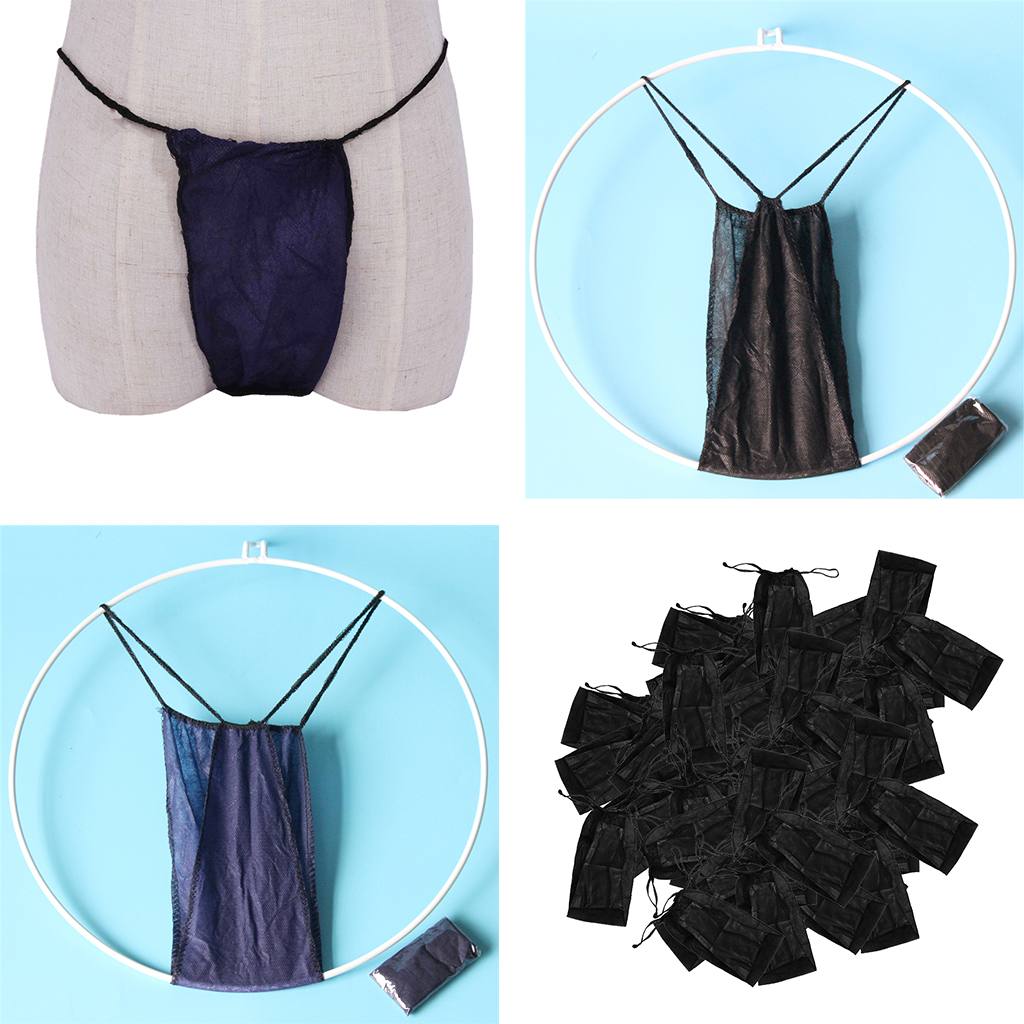 100pcs Women Disposable SPA Beauty Underwear Non-woven Brief Short For Sauna