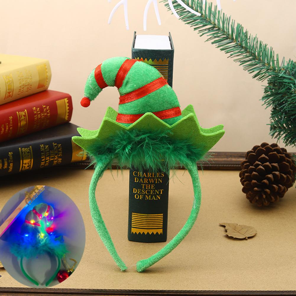 Hair Hoop Cute Christmas Santa Elf Hat 
