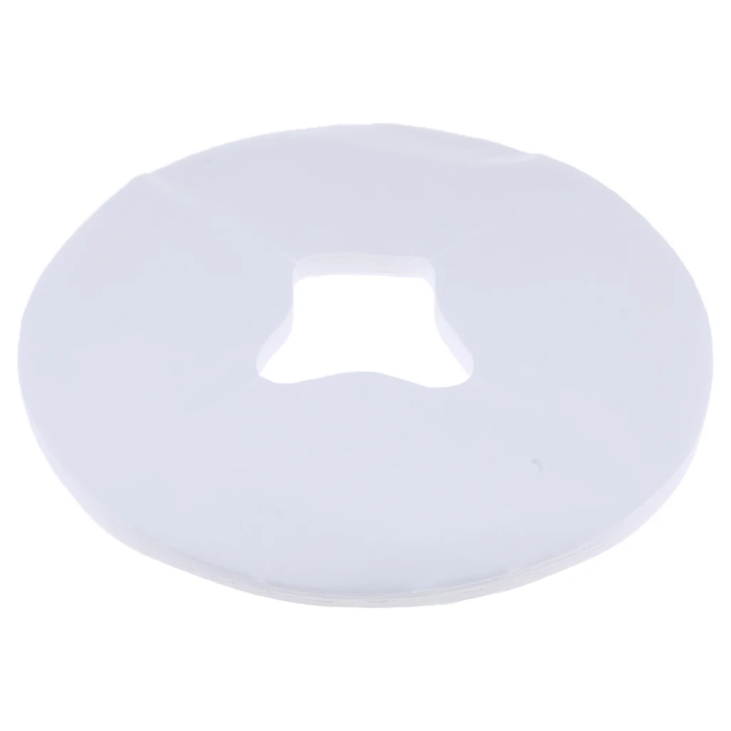 100 Pcs Non-Woven Disposable Massage Table Face Breath Hole Cover White