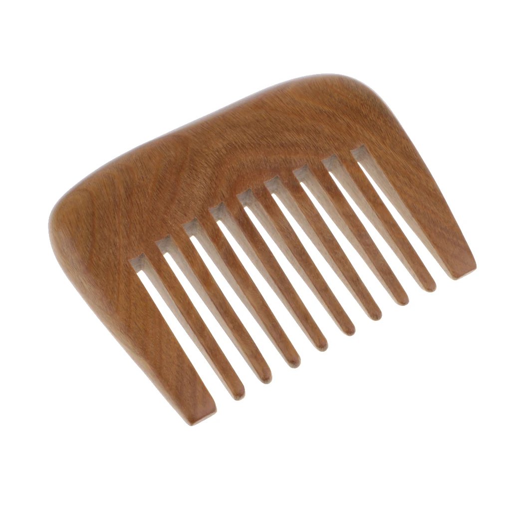 Wooden Comb Beard Comb Wide Tooth Comb Handmade Sandalwood Pocket Comb
