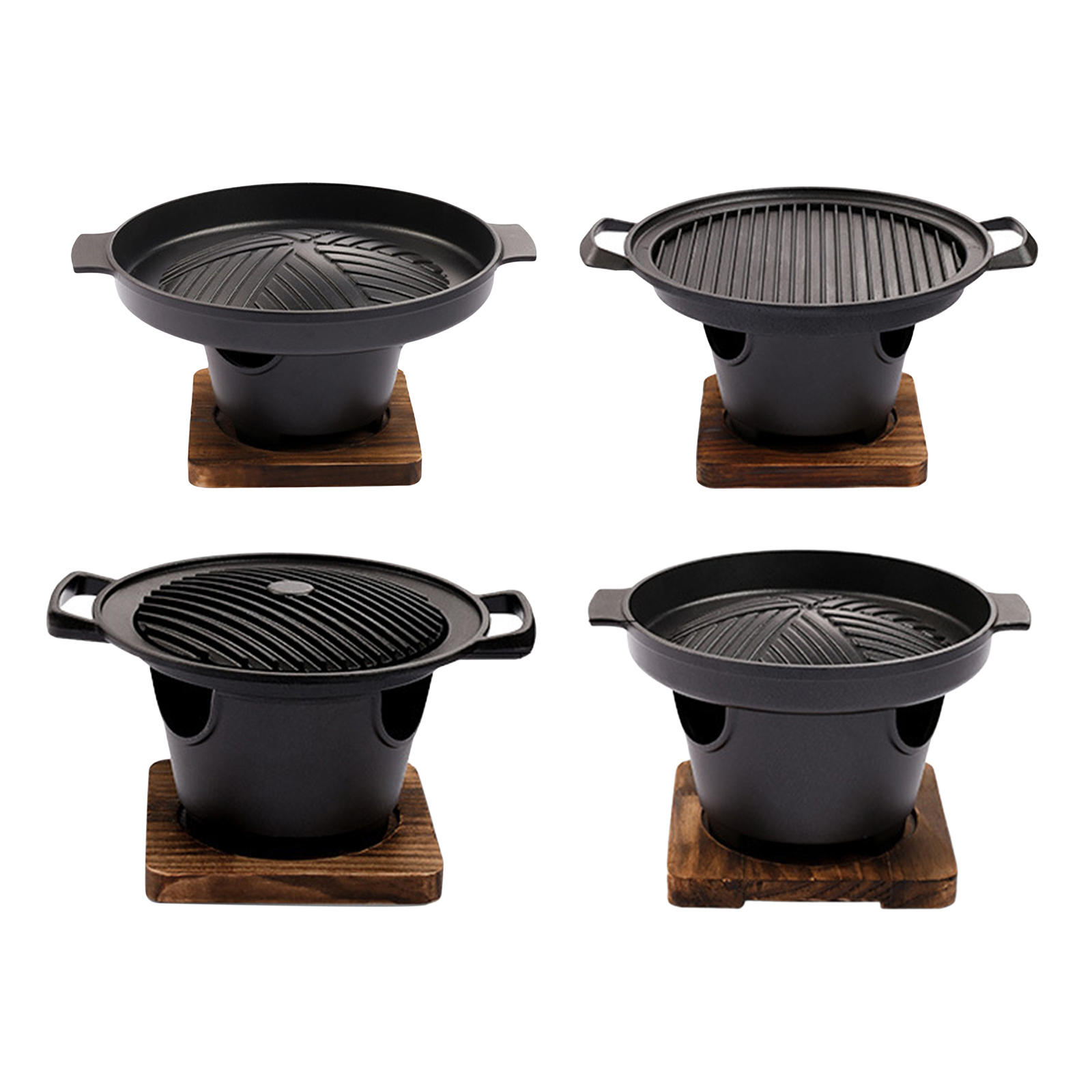 BBQ Grill One Person Alcohol Stove Lightweight Triangular Furnace Tools