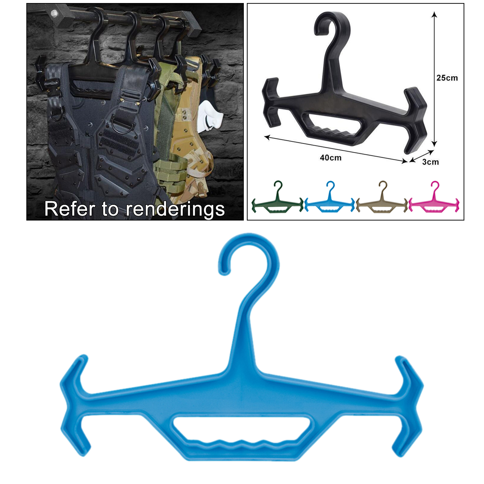 Scuba Gear Hanger Drysuit Hanger Snorkeling Suit Boots Deluxe Hangers Fins