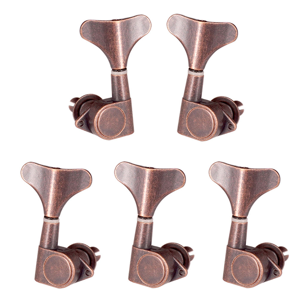 Guitar String Buttons Tuners Acoustic Electric Guitar Parts 1L4R Red Bronze