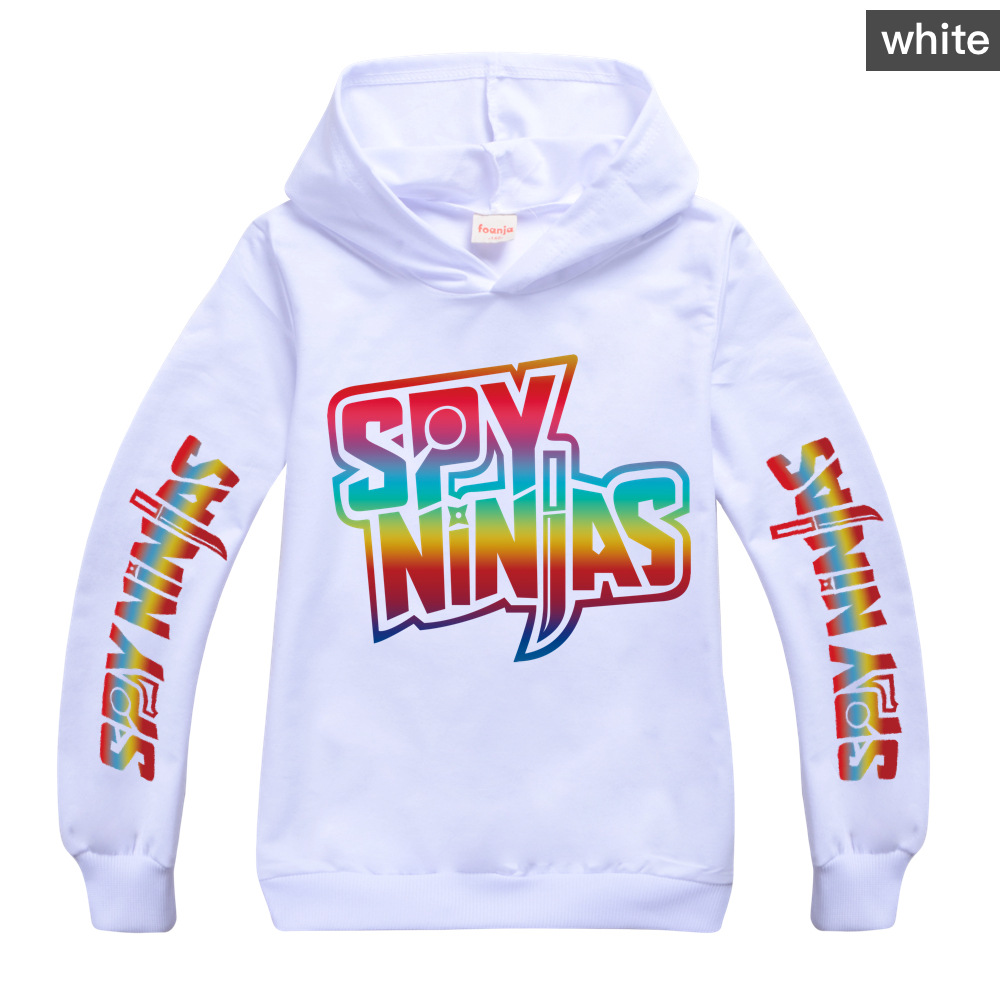 SPY Ninja Kids Long-Sleeved Hoodies for Boys&Girls Cartoon 3D Printed Pullovers Kids SPY Ninja Kids Long-Sleeved Hoodies for Boys&Girls Cartoon 3D Printed Pullovers Kids