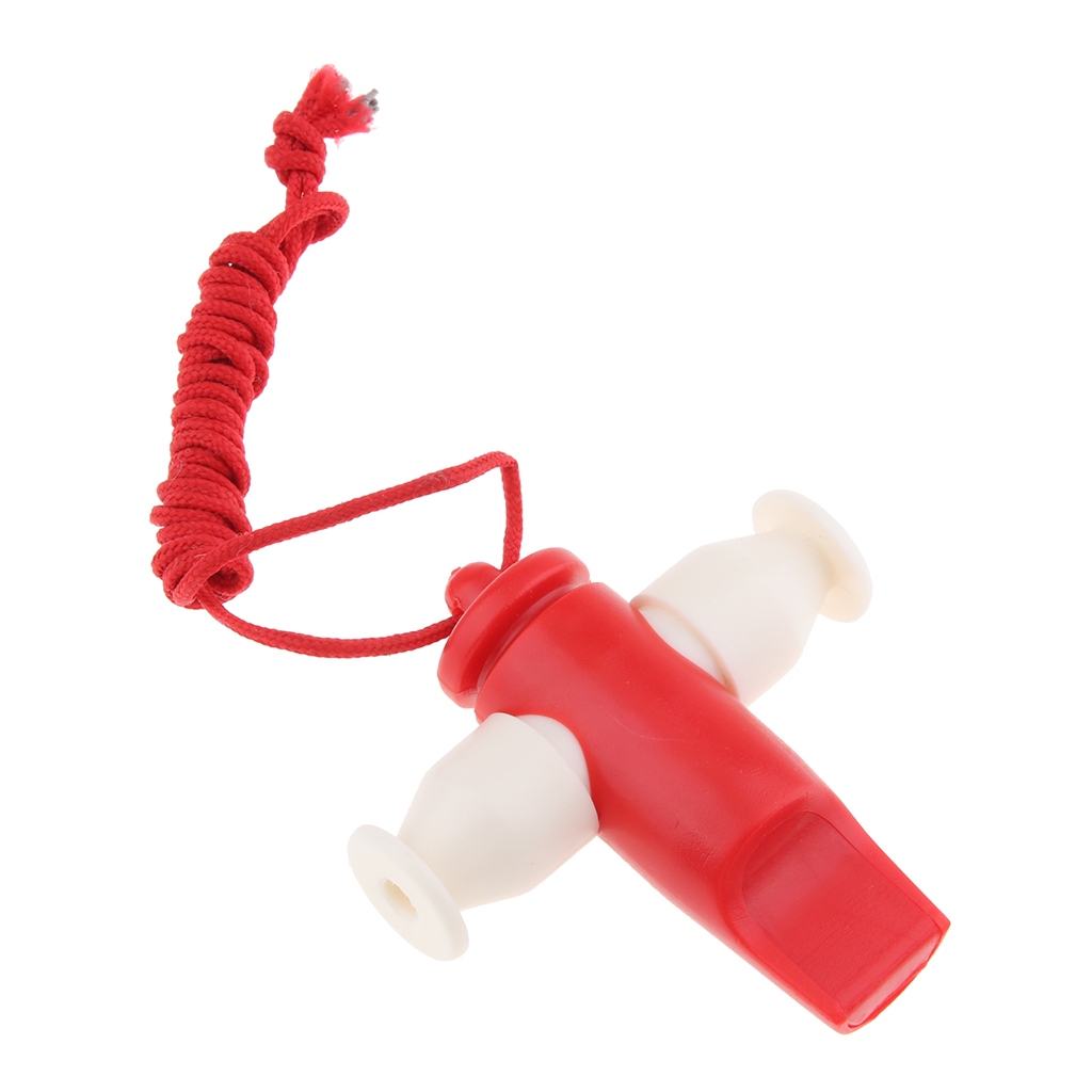 Keep Drum Samba Whistle with Red Rope for Kids Play Musical Instrument
