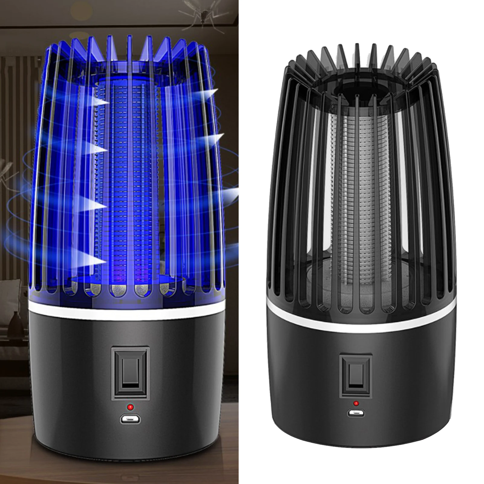 Electric Mosquito Killer Lamp Flying Fly Trap Pest Insect Repeller Bug Zapper for Garden Indoor Outdoor Backyard Bedroom Home