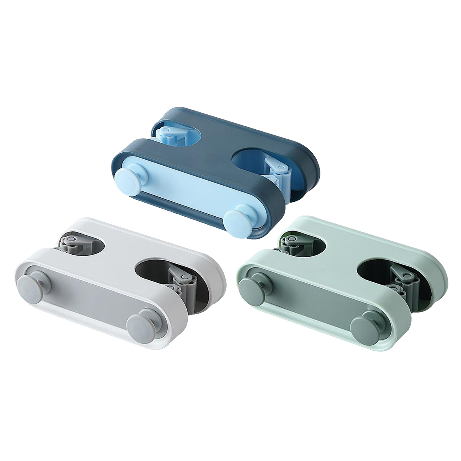 Broom Holder Wall Mounted, Mop Holders Broom Grippers Racks Hanger Anti- No Drilling Holder