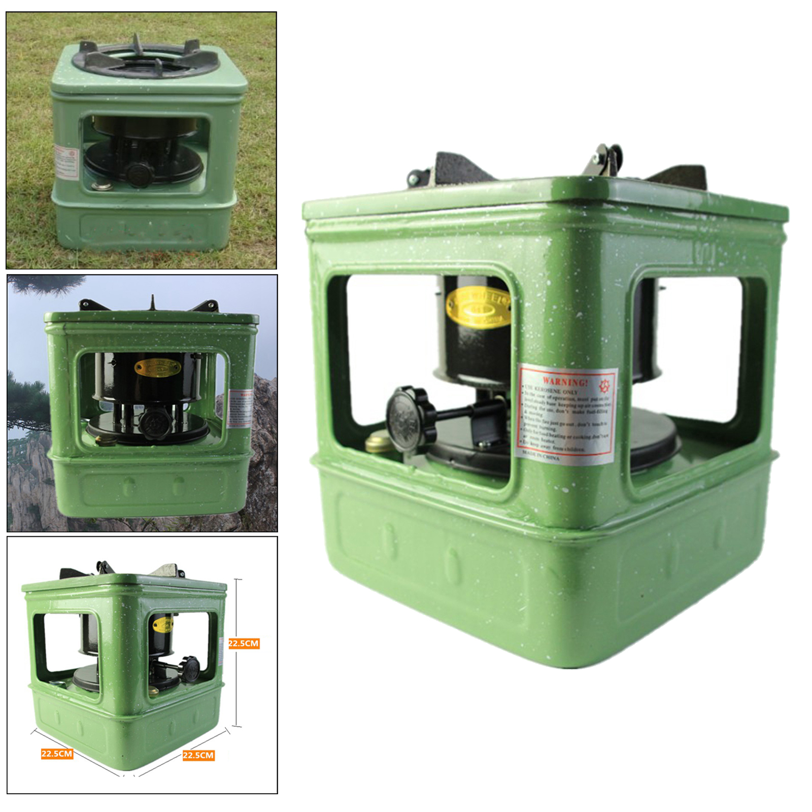 Portable Cooking Stove Outdoor  10 Wicks Kerosene Stove Burner