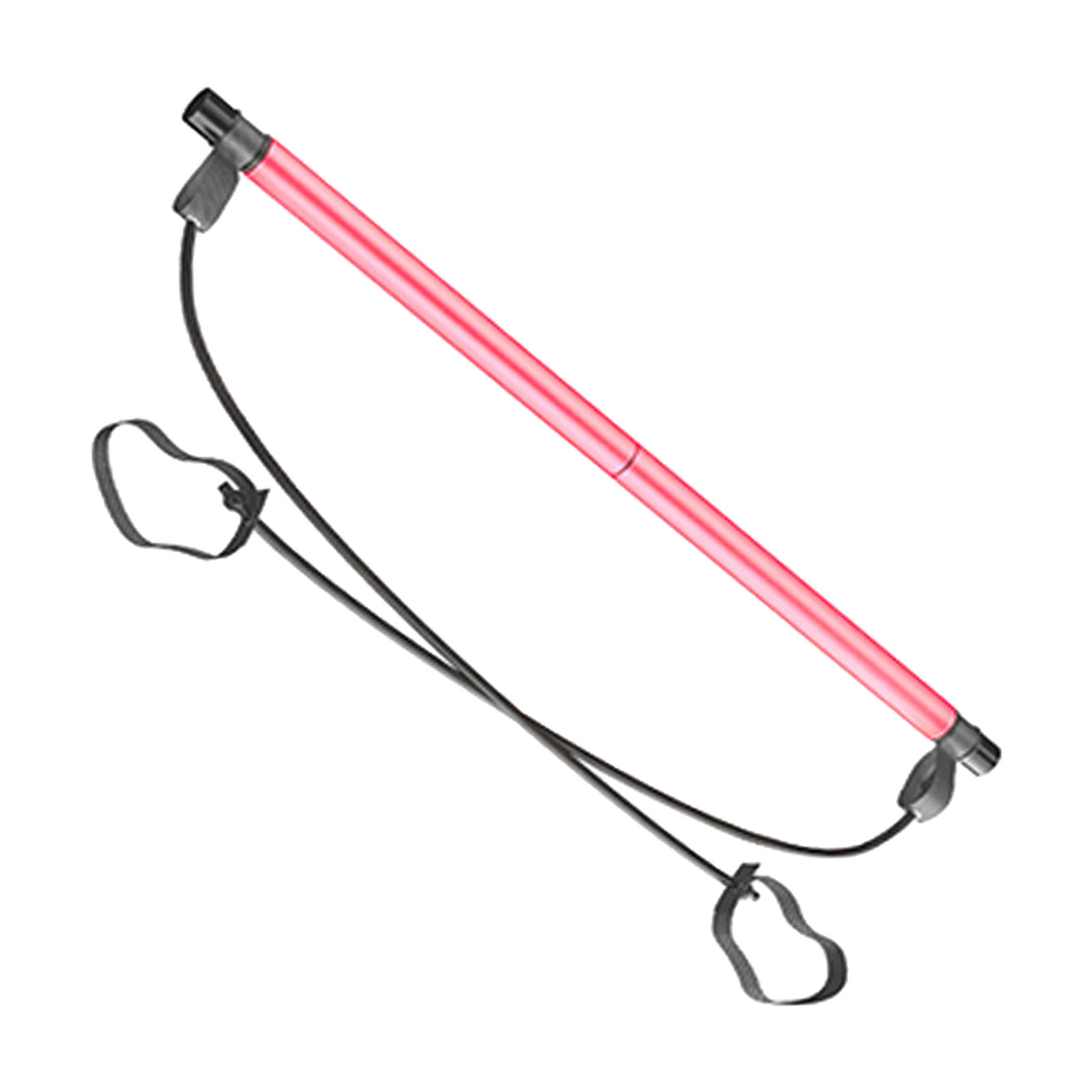 Pilates Exercise Bar Gym Workout Stick with Resistance Band Body Building Puller Yoga Rope Fitness Sport Pilates Bar