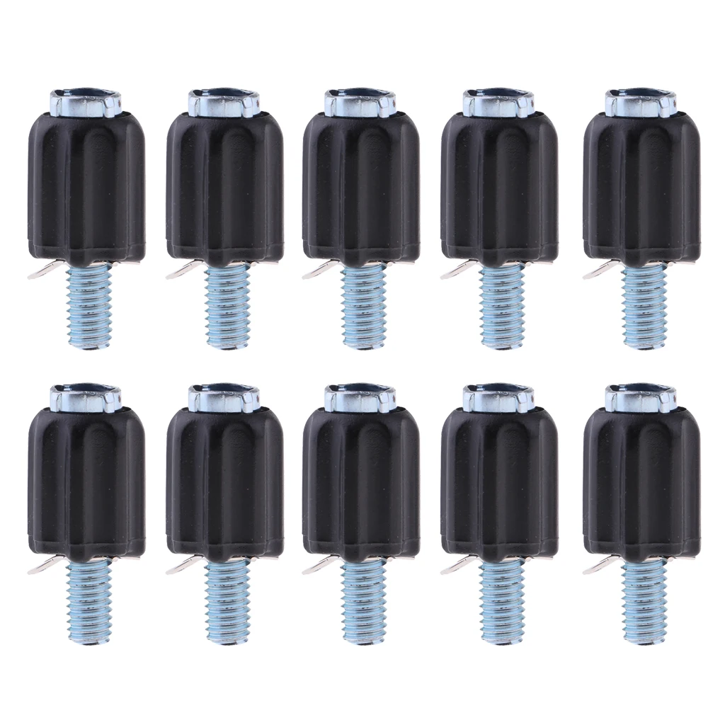 10 Count M5 Bike Cable Adjuster Screw for Thumb Shifter Disc Brake Cables Adjustment
