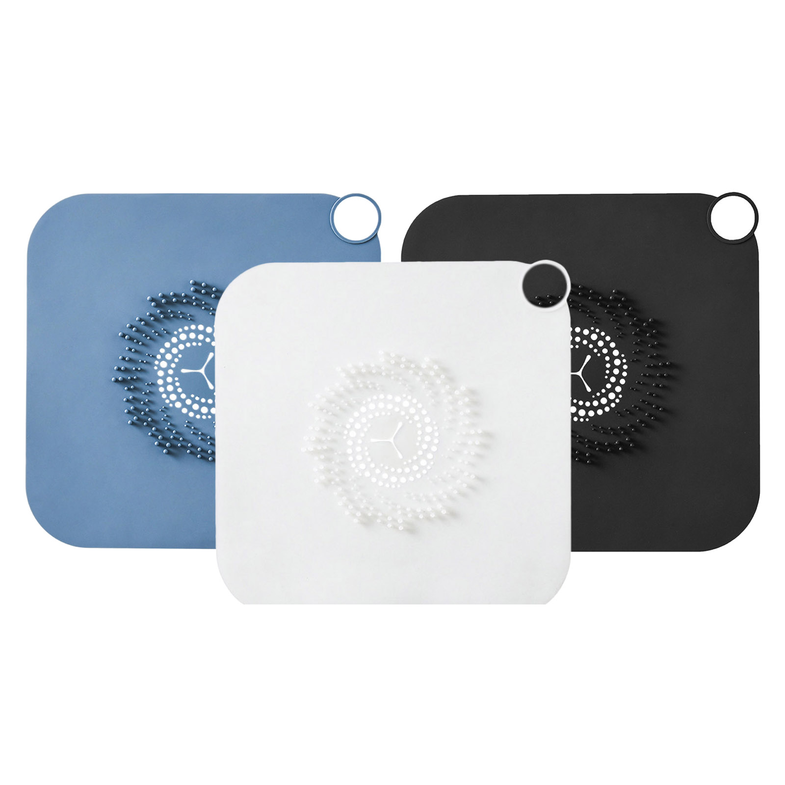 Floor Drain Cover Hair Catcher Floor Drain Pad Bathtub Drain Cover Waste Plug Filter Drain Stopper for Kitchen Bathroom Sink