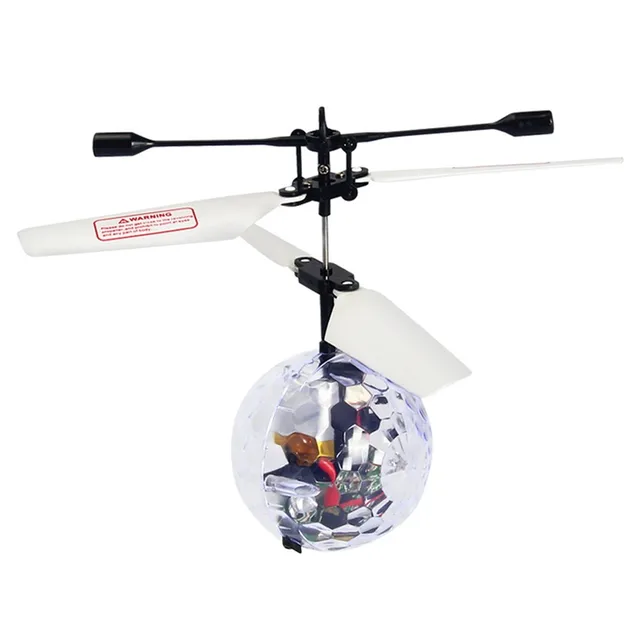Clear, Plastic RC Toy Flying Ball, Infrared Induction Helicopter