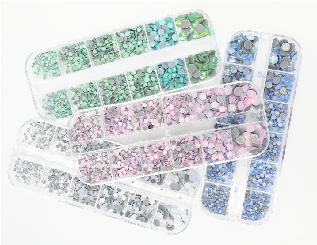 Best of 1000pcs / box 4 Opal Colors Crystal Hot Fix Nail Art Rhinestones Mix 6 Sizes стразы HotFix Rhinestone For Nail Art / Garment Reviews & Tips