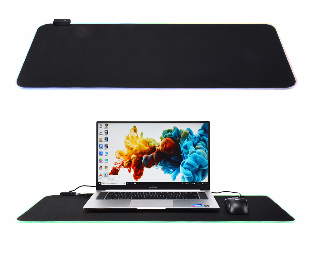 Rgb Led Gaming Mouse Pad Waterproof Large Keyboard Desk Mat_voghion.com