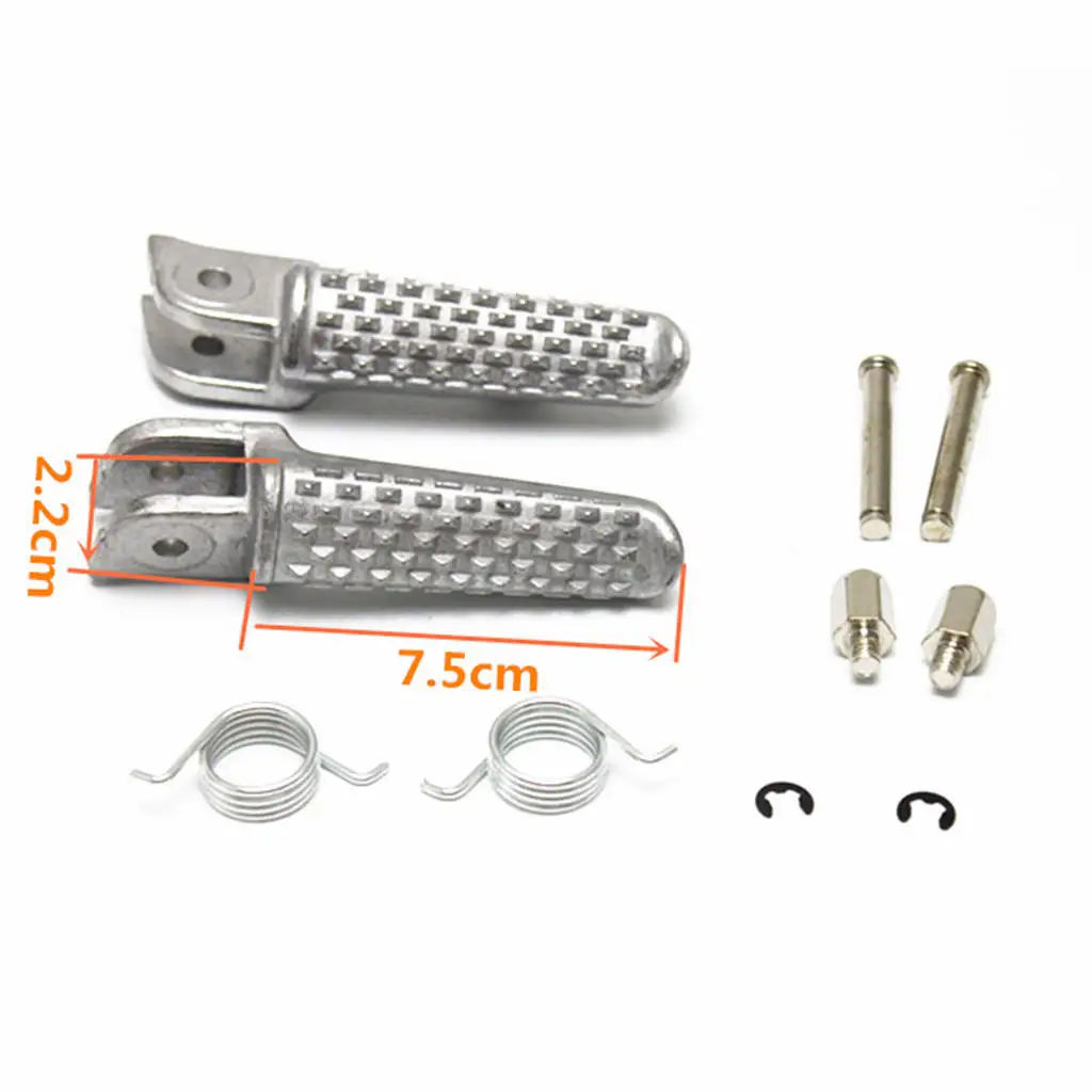 2 Piece Front Footrests Foot Pegs for Honda CBR600RR 2007-2014 CBR 600 RR