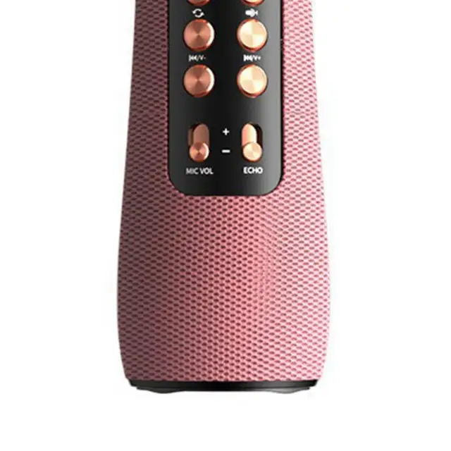 Wireless Bluetooth compatibile microfono portatile Karaoke doppio  altoparlante condensatore Mic Player canto per IOS Android Smart TV -  AliExpress