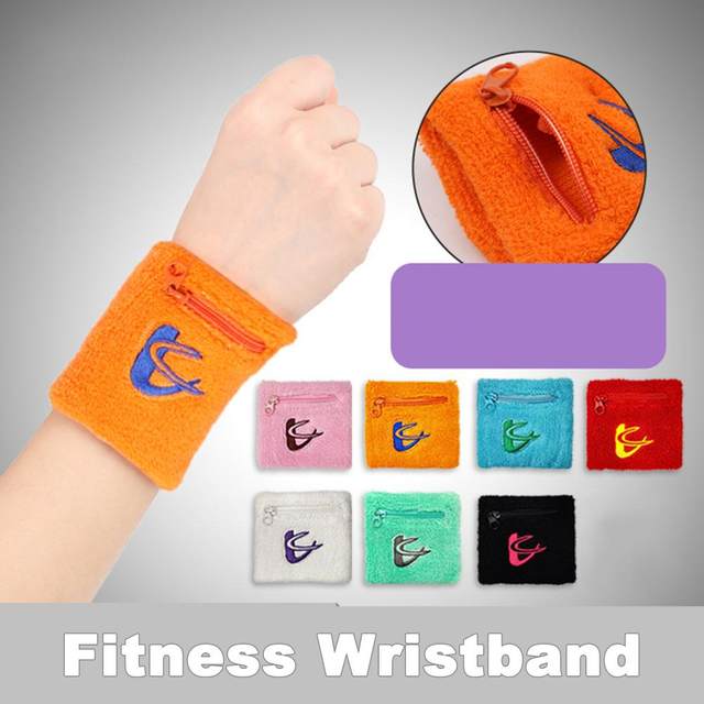 Portefeuille de poignet Poche de poche de poche de fermeture éclair pour  femmes hommes, bracelet de sport universel Sweatbands Support de téléphone  portable pour l'entraînement d'exercice