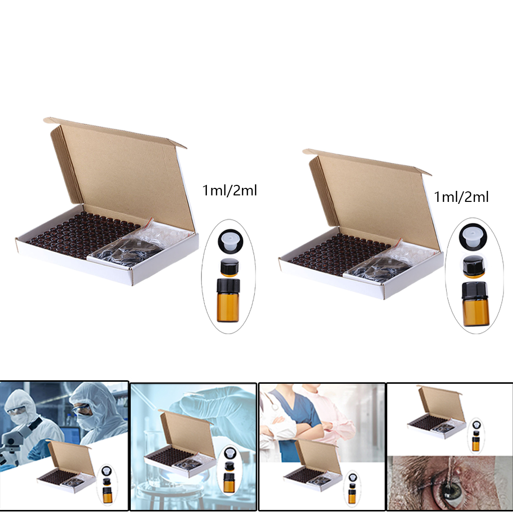1ml-2ml Amber Glass Portable Mini Dispenser Aromatherapy Travel Must Pipette Bottles Essential Oil Bottles Aromatherapy