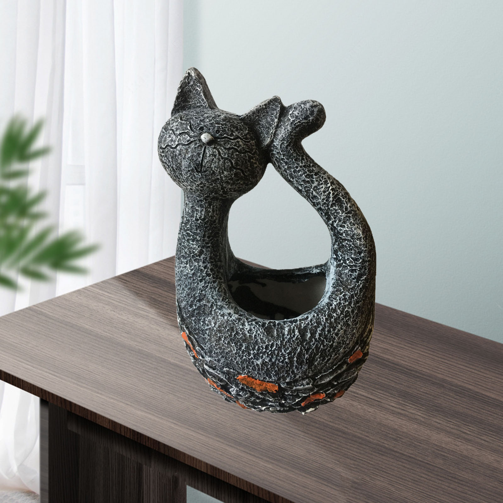 Cute Cat Flowerpot Succulent Plants Flower Bonsai Pot Home Garden Ornament