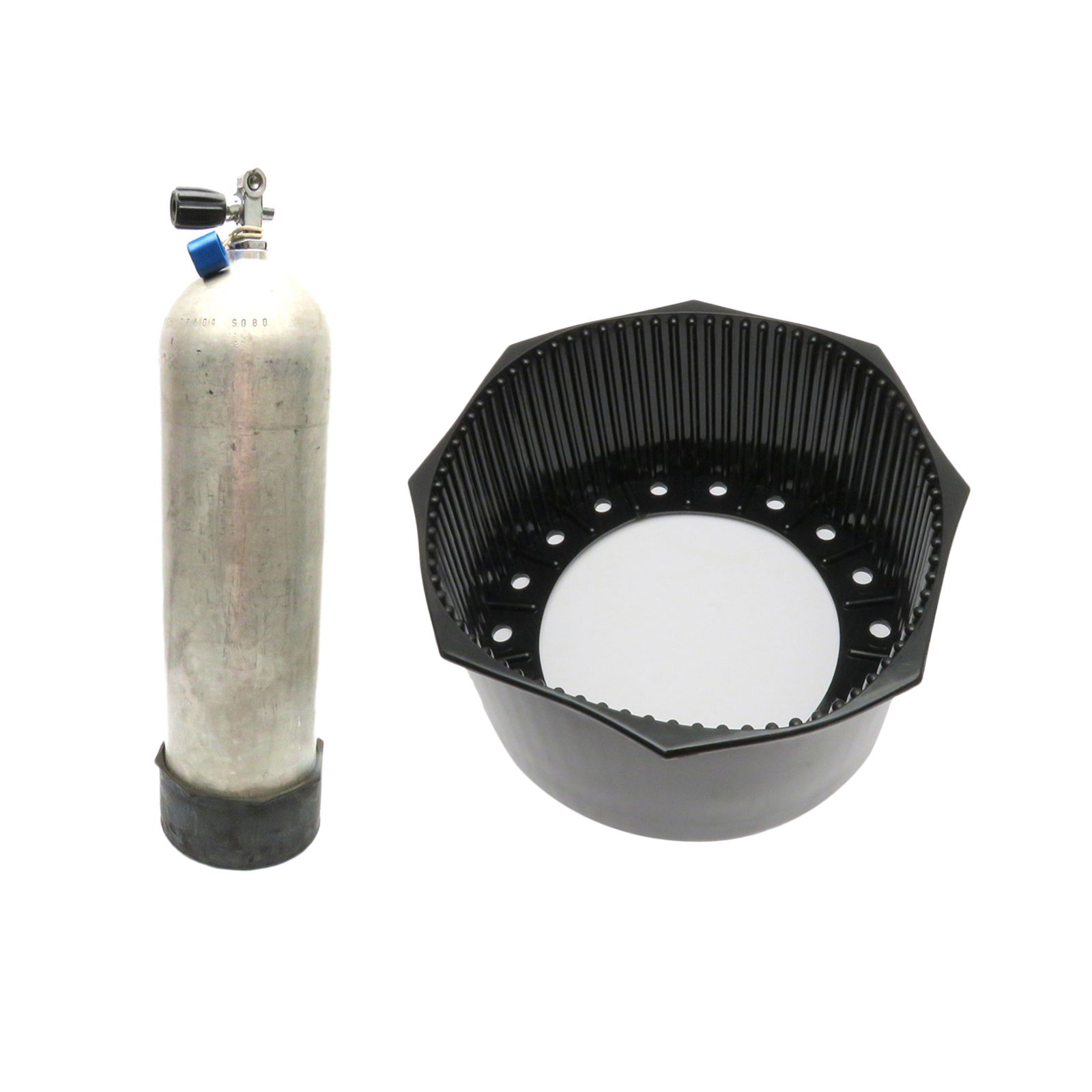 Scuba Dive Cylinder Flat Bottom Boot Base for Single 12L Aluminum Tank Boots Protection Cover