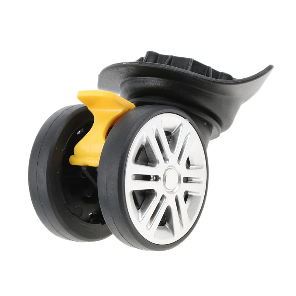 Luggage Brake Wheels Suitcase Replacement Repair Casters( A60,Couple )