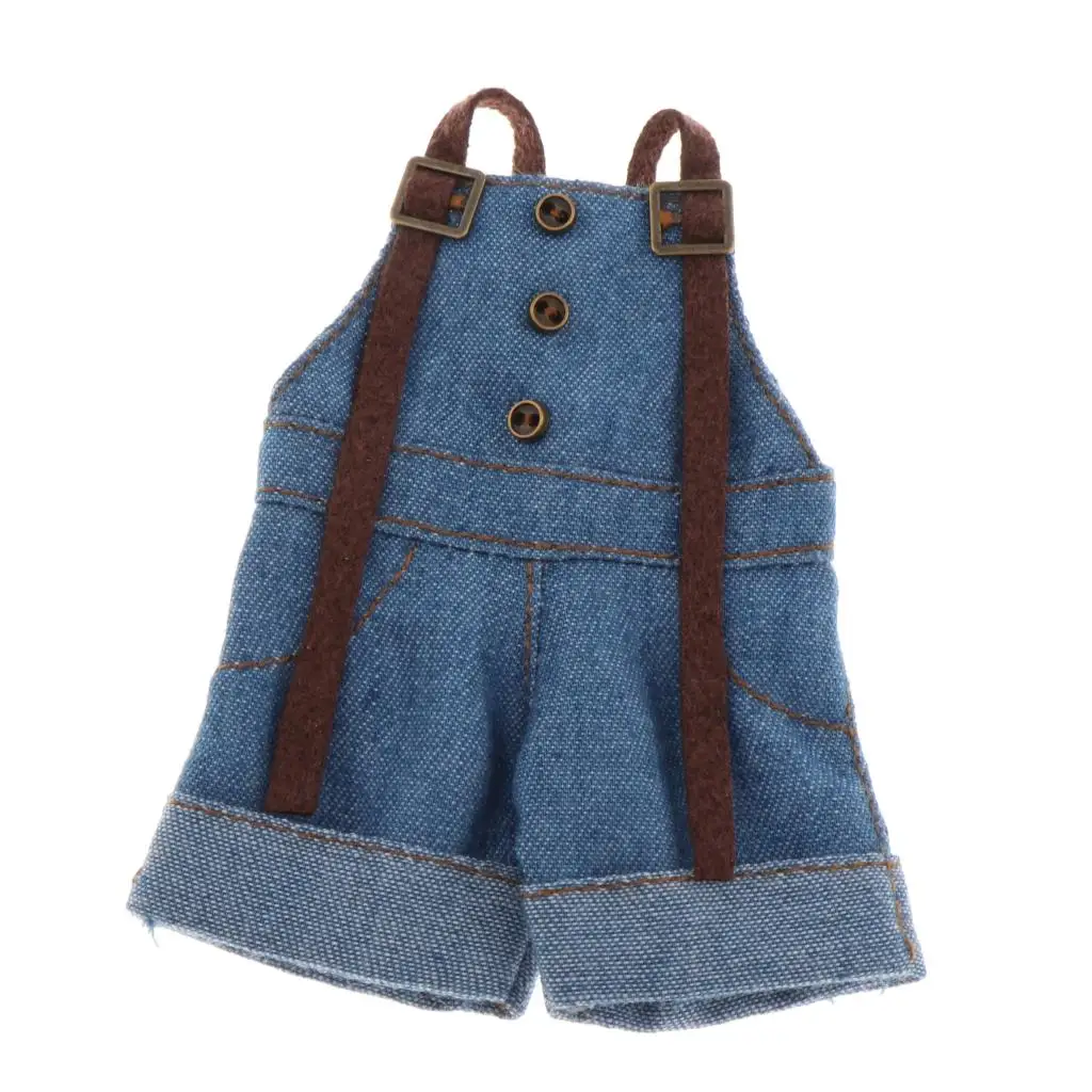 1/6 Doll Clothes Shorts Overalls for 12