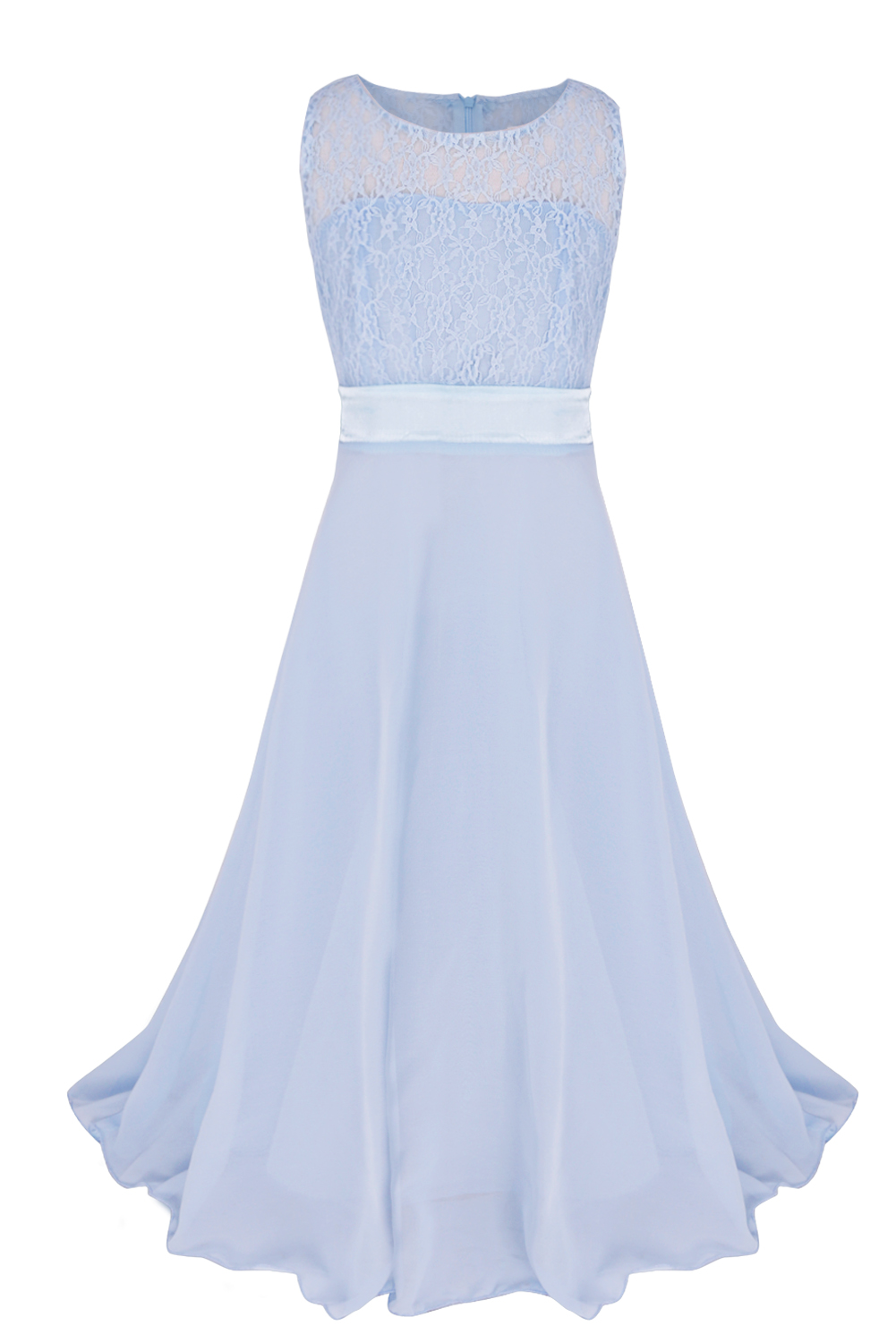 Kid Elegante Brautjungfer Blume Mädchen Kleider Für Mädchen Abend Party Hochzeit Kleid Teenager Kinder Lange Prinzessin Kleid 4-14 jahr – Detail 30