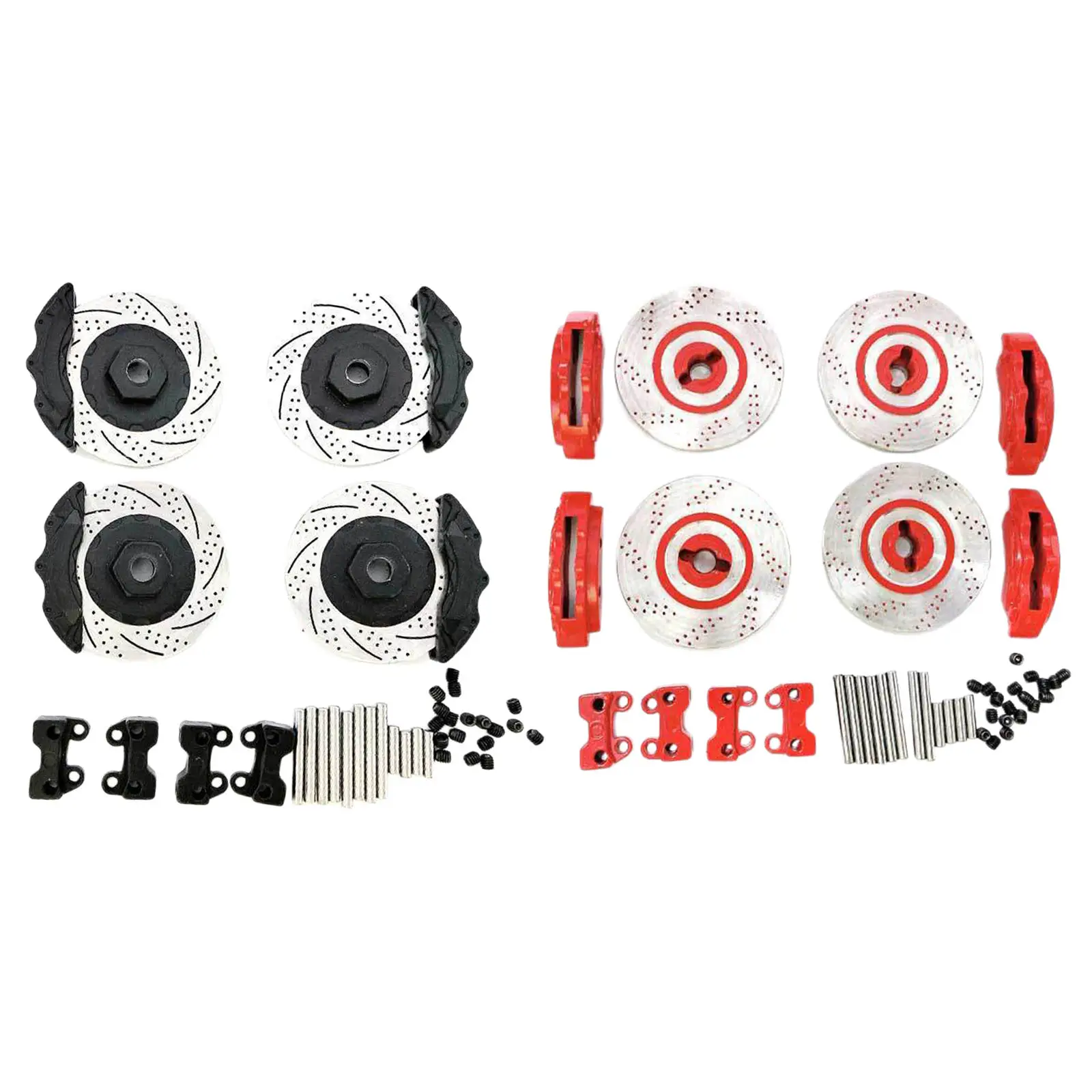Ford Kit Mercedes Big G DIY Accessories 4 Pieces Modified Simulation Brake Disc Calipers For Climbing Car TRX4/6 brake disc