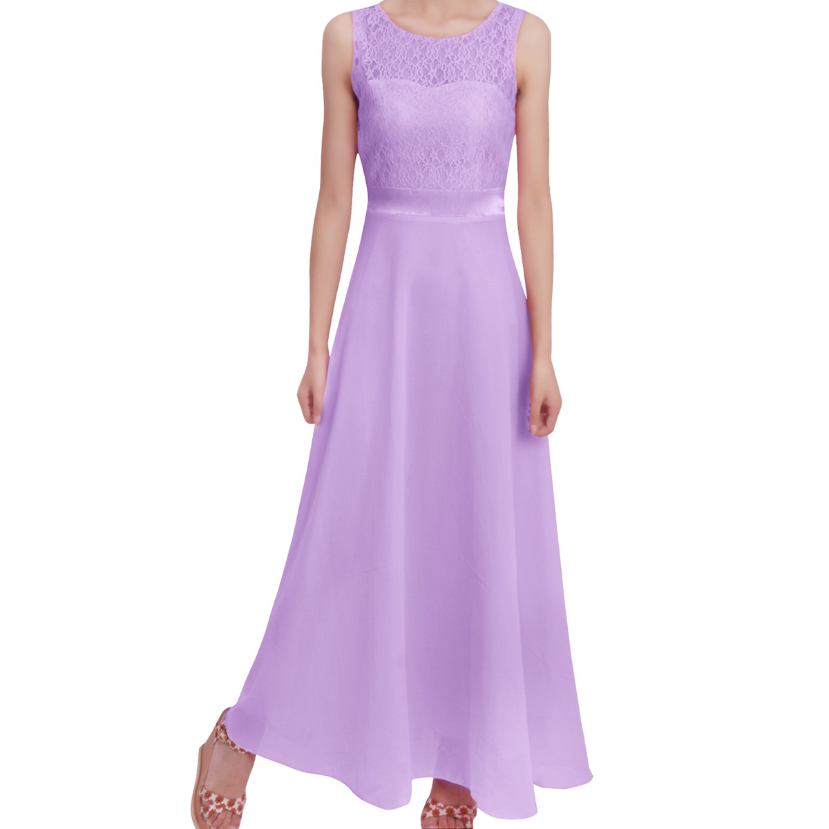 Kid Elegante Brautjungfer Blume Mädchen Kleider Für Mädchen Abend Party Hochzeit Kleid Teenager Kinder Lange Prinzessin Kleid 4-14 jahr – Detail 7