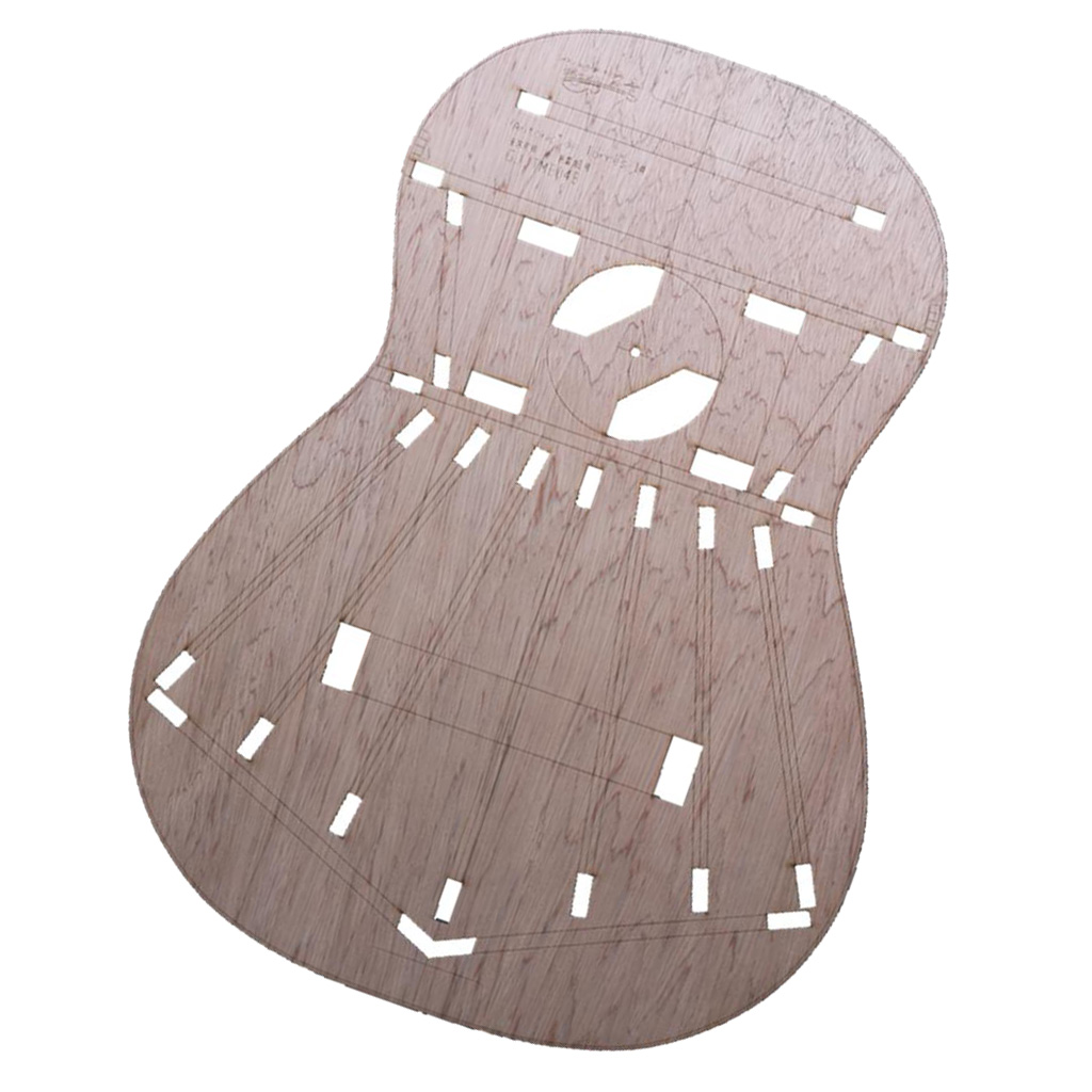 Classical Guitar Layout Template for Torres 1 - Guitar Building
