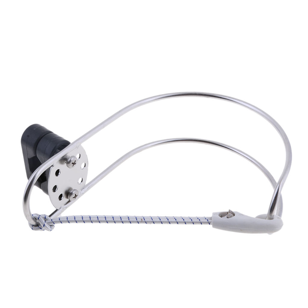 Stainless Steel Boat  Bracket Adjustable Life Buoy Swimming Ring Holder With Plastic Mount For Rowing Boat Accessories