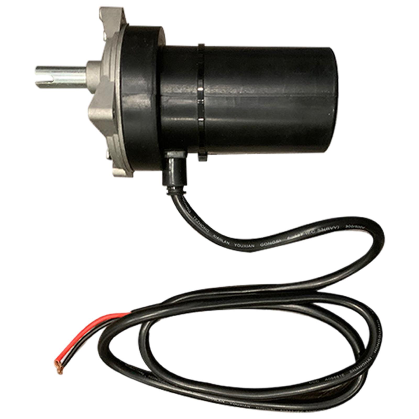 RV Electric Rear Stabilizer Jack Motor/ Auto Black Accessories 138445 Replacement/ Fit for High Speed Power Stabilizer Models