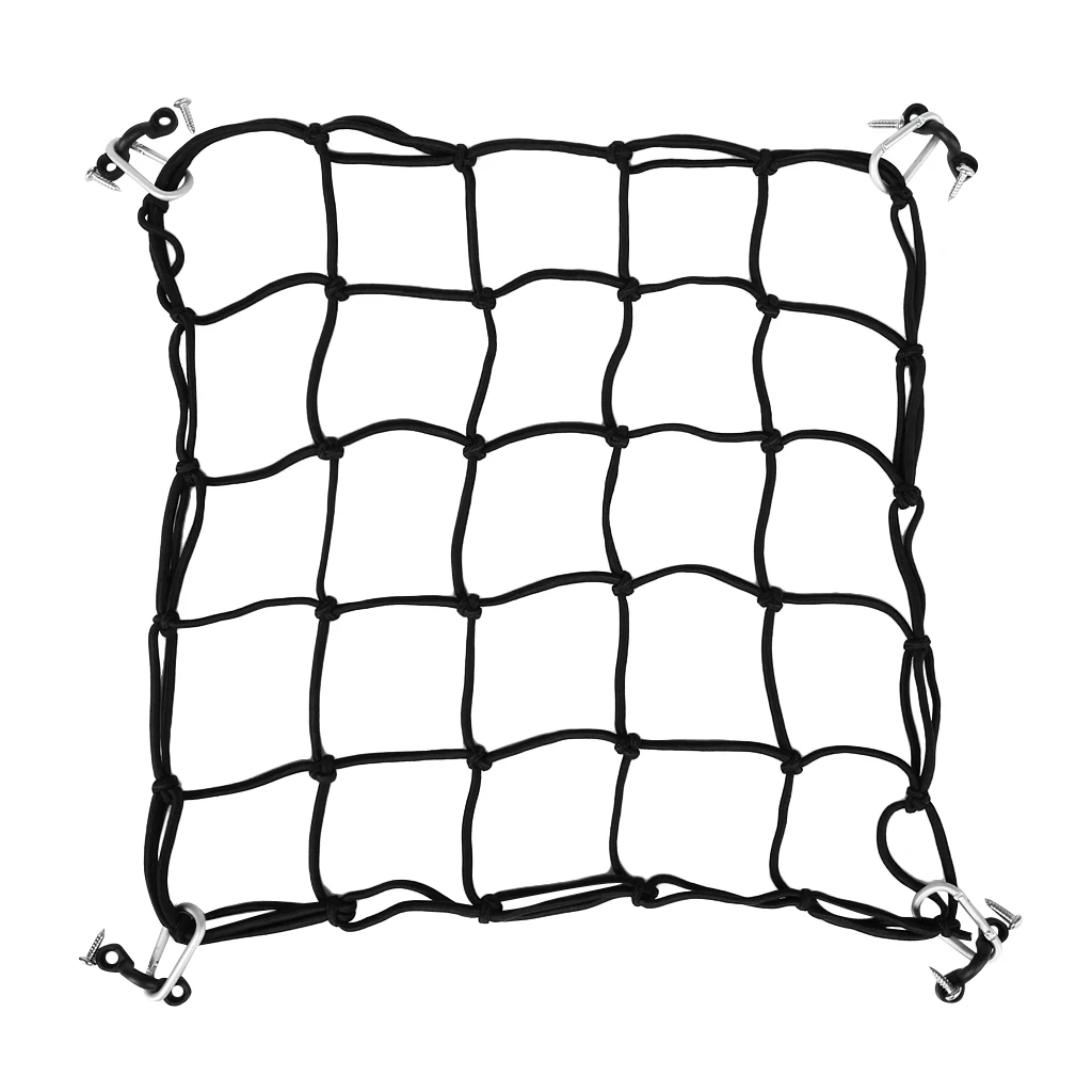 Cargo Deck Deck Bungee Net with Eyelets And Carabiner Hooks Kayak Accessories