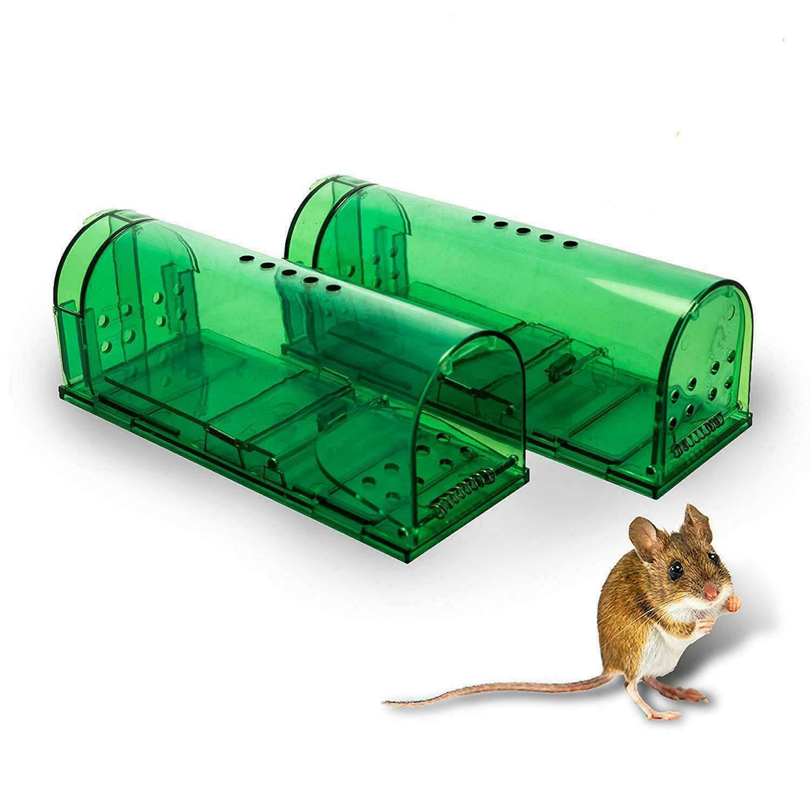 Plastic Humane Mouse Trap Rat Vermin Rodent Mice Pest Hamsters Live Catcher Cage