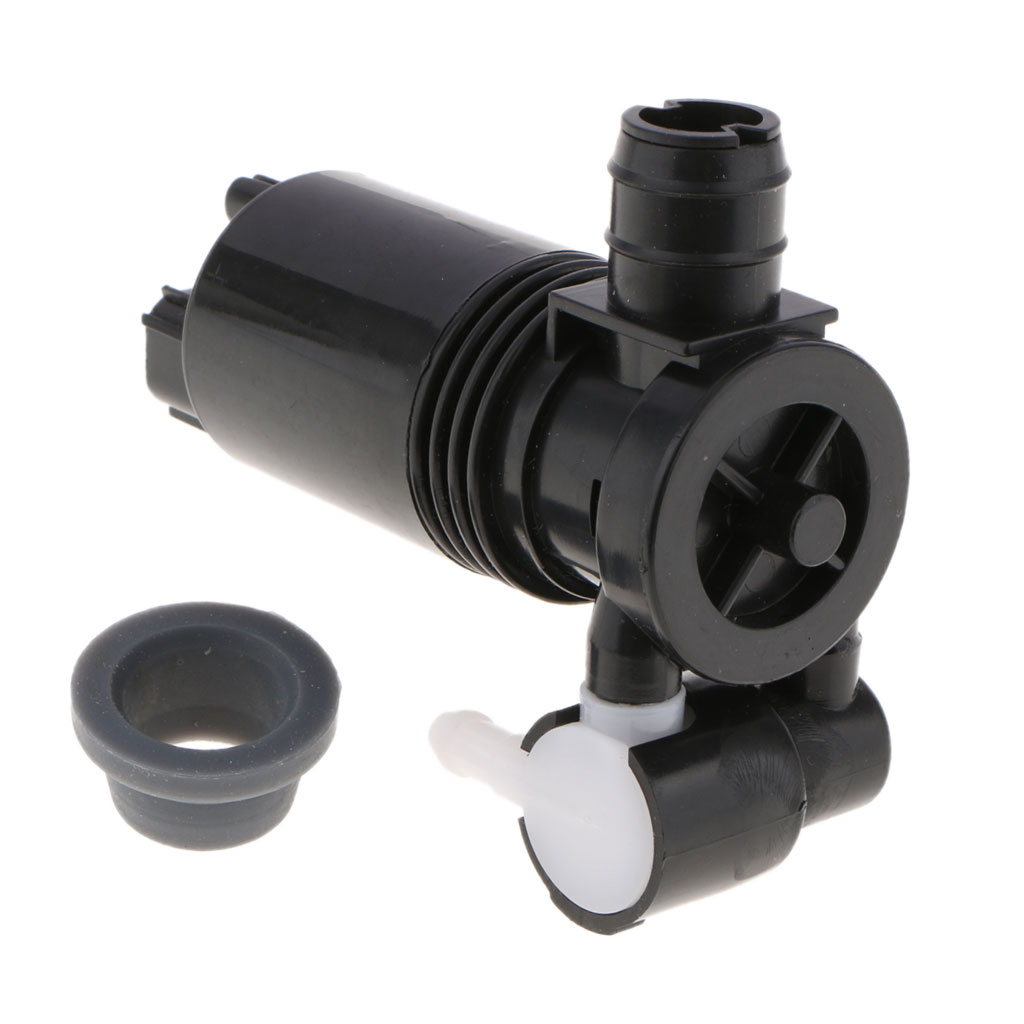 Windshield Washer Pump w/Grommet - For:Ford Fiesta 2011-2015 (Front & Rear) (4Dr Hatchback) - Replaces OEM # 8A61-17K624-AA