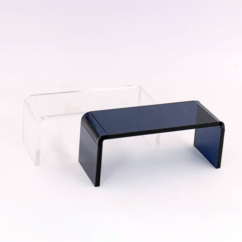 1/12 Acrylic Desk Furniture Tea Table Mini Office Ornament Decor Kids Gift