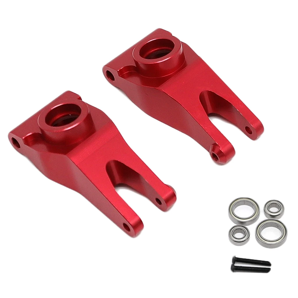 2x RC CNC Front & Rear Hub Carrier Set for ARRMA 1:10 RC Model Car Monster Truck Accs Spare Parts Replaces