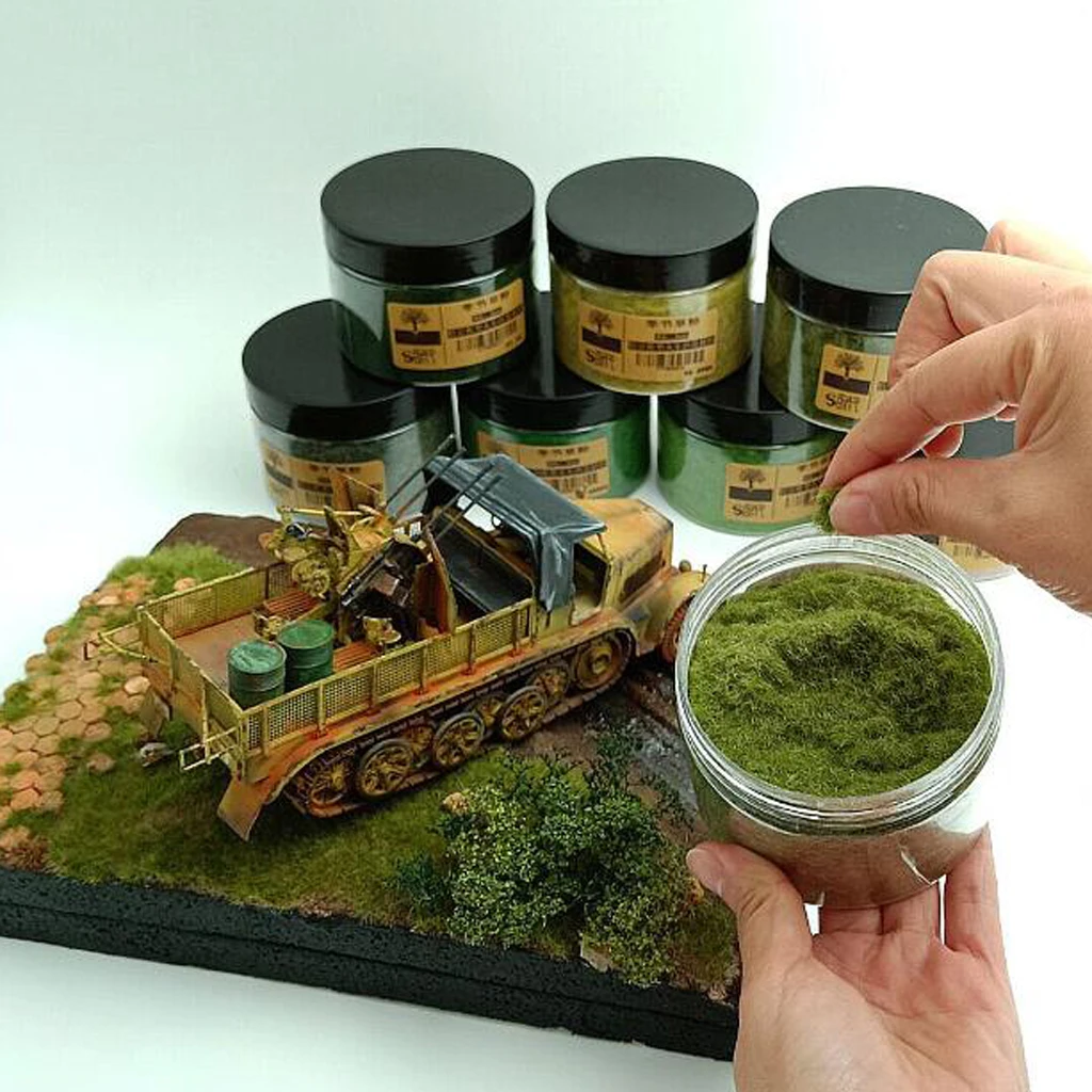 Artificial Grass Powder Micro Sandpit Landscape Decor for Sandbox Game