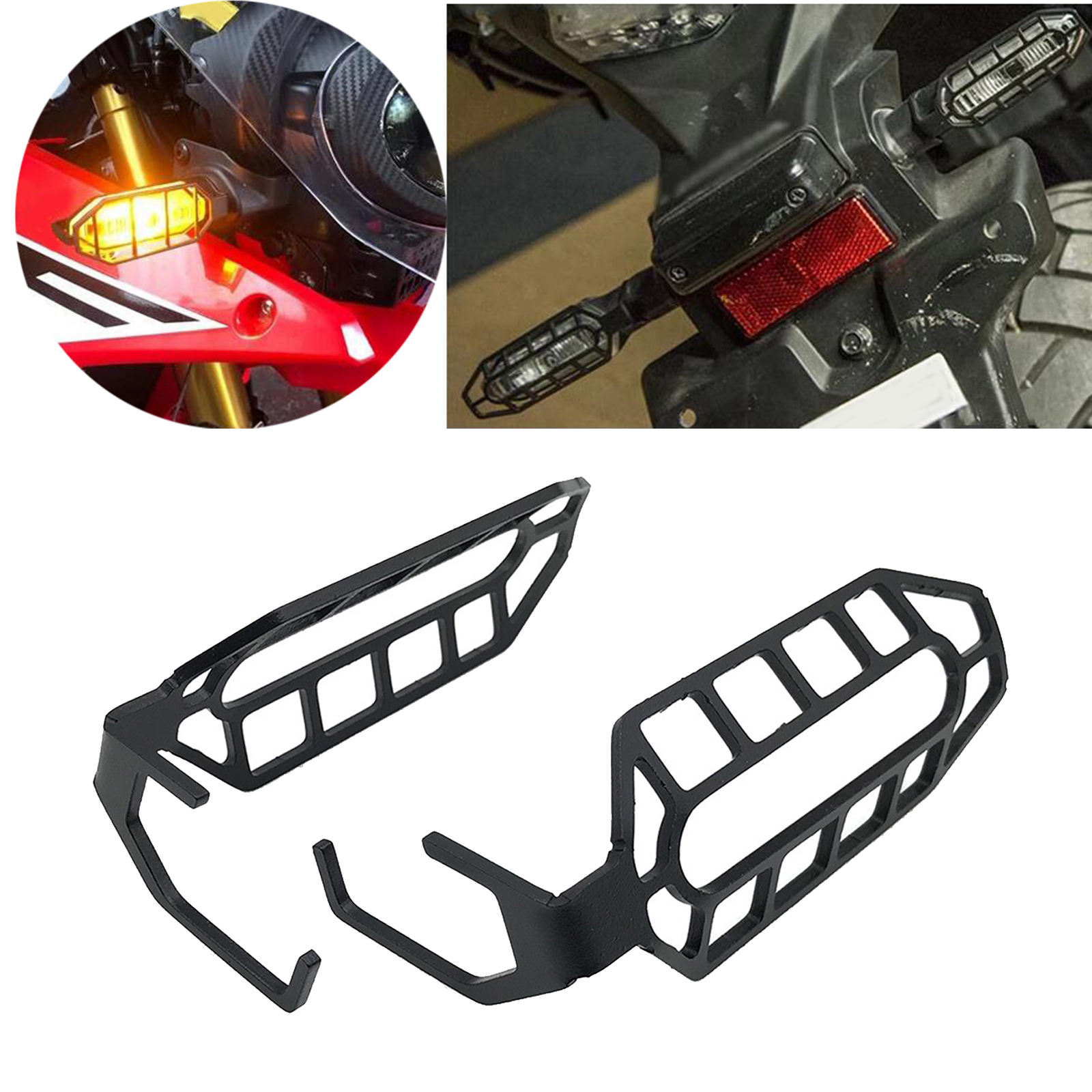 Motorcycle Front & Rear Turn Signal Light Protection Protector Guard Cover For Honda CB500X CB 500X 2019 2020